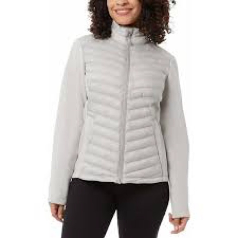32 Degrees Light Gray Puffer Jacket